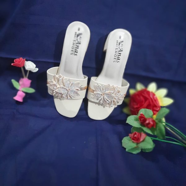 Heel Flower design women's party sandal - Image 3