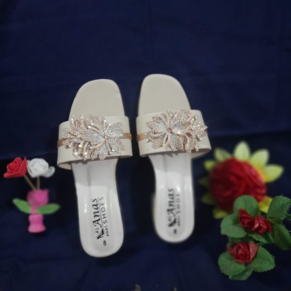 Heel Flower design women's party sandal - Image 4