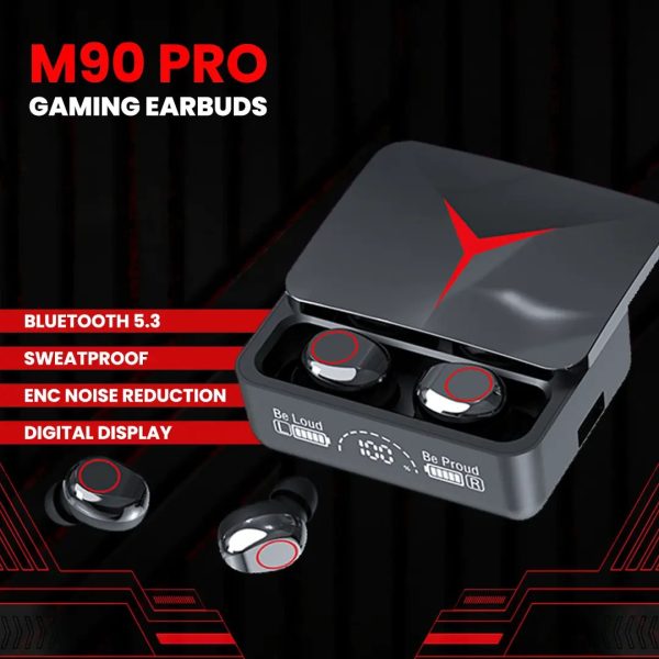 M90 Pro Tws Earphones Hd Voice Noise Cancelling Earbuds - Image 4