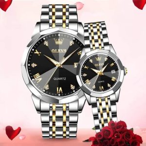 Olevs Couple Watch(With Explosive Box)