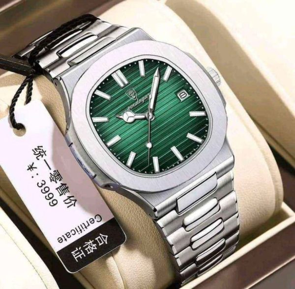 Poedagar 613 Luxury Stainless Steel Strap Watch