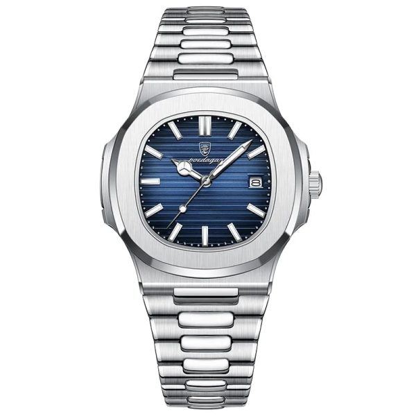 Poedagar 613 Luxury Stainless Steel Strap Watch - Image 4