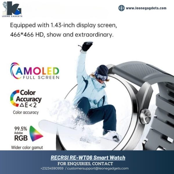 RECRSI RE-WT06 SMART WATCH - Image 3