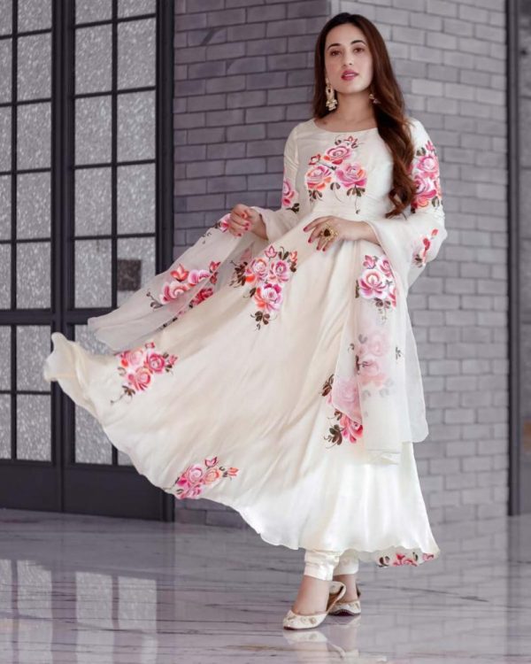 Rose Angel Gown Dress - Image 2