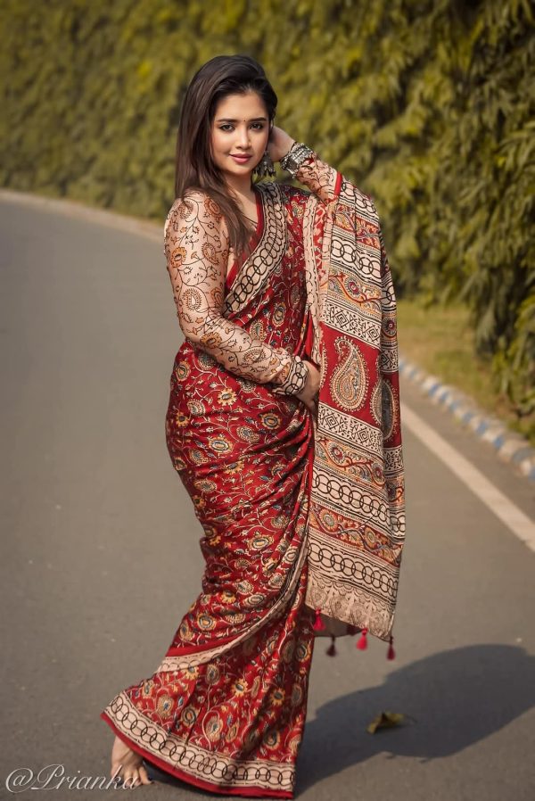 Soft Silk Saree with Blouse Piece