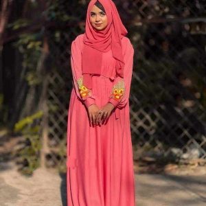 Stylish Embrodery Borkha(শুধু বোরকা)