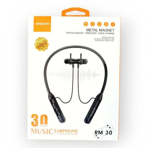 WISDOM RM30 Voice Changer Neckband Earphone- Best Neckband