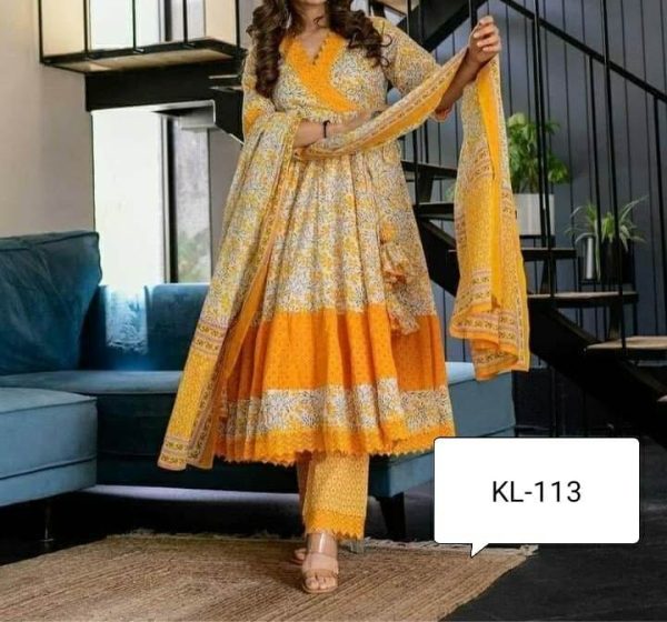 আনারকলি থ্রি পিস (Gown) - Image 2