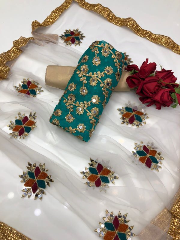 এমব্রয়ডারি থ্রি পিস - Image 4