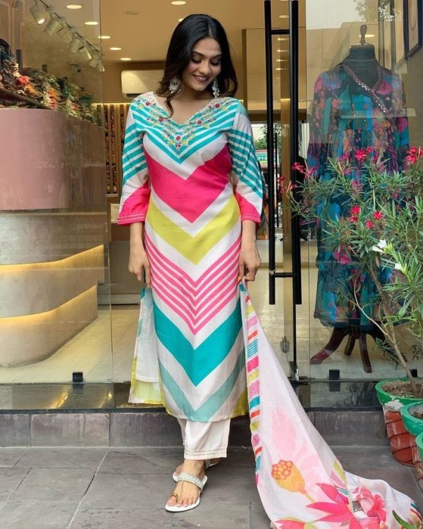 কটন থ্রি-পিস