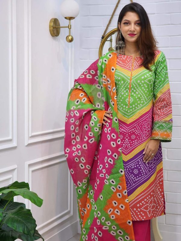 কটন থ্রি-পিস