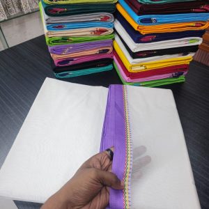 কটন নকশি পাড় শাড়ি