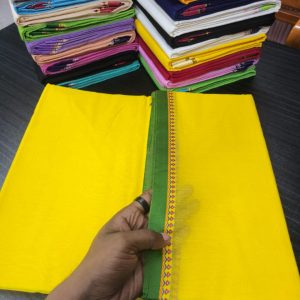 কটন নকশি পাড় শাড়ি