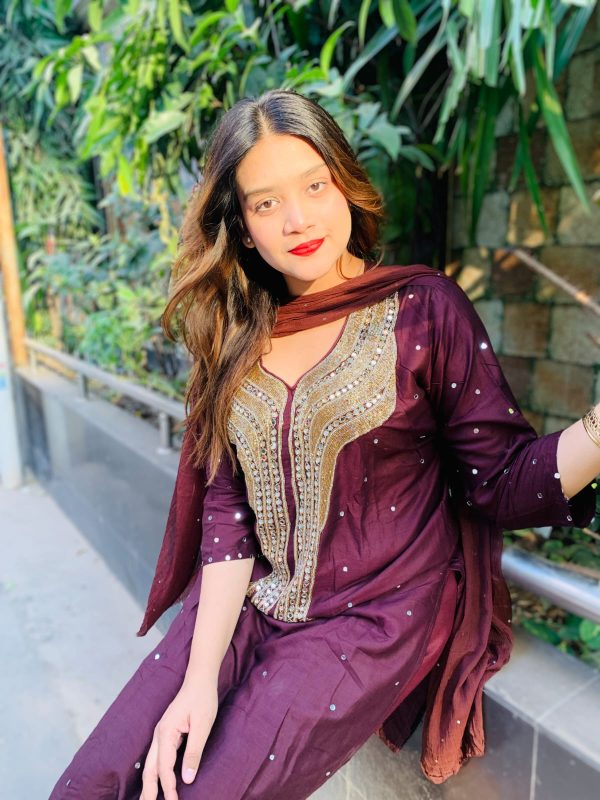 কারচুপি থ্রি পিস