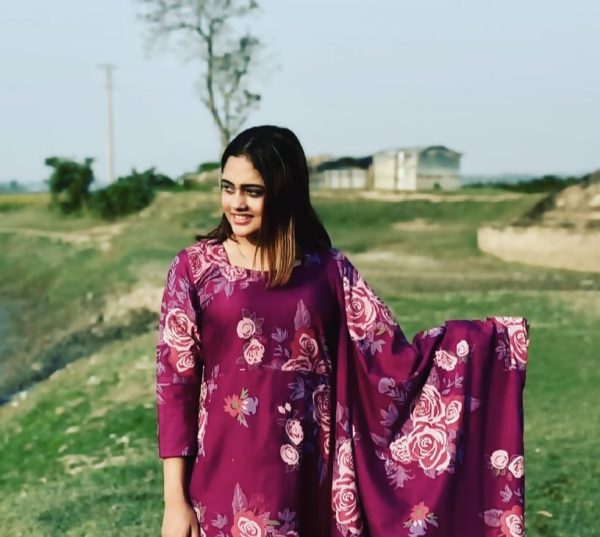 গোলাপ গ্রাউন রেডিমেড - Image 2