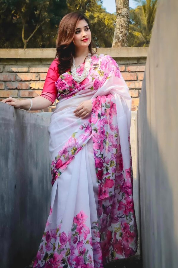 চান্দুরি সিল্ক নতুন শাড়ি - Image 3