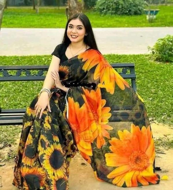 চান্দুরি সিল্ক শাড়ি - Image 4