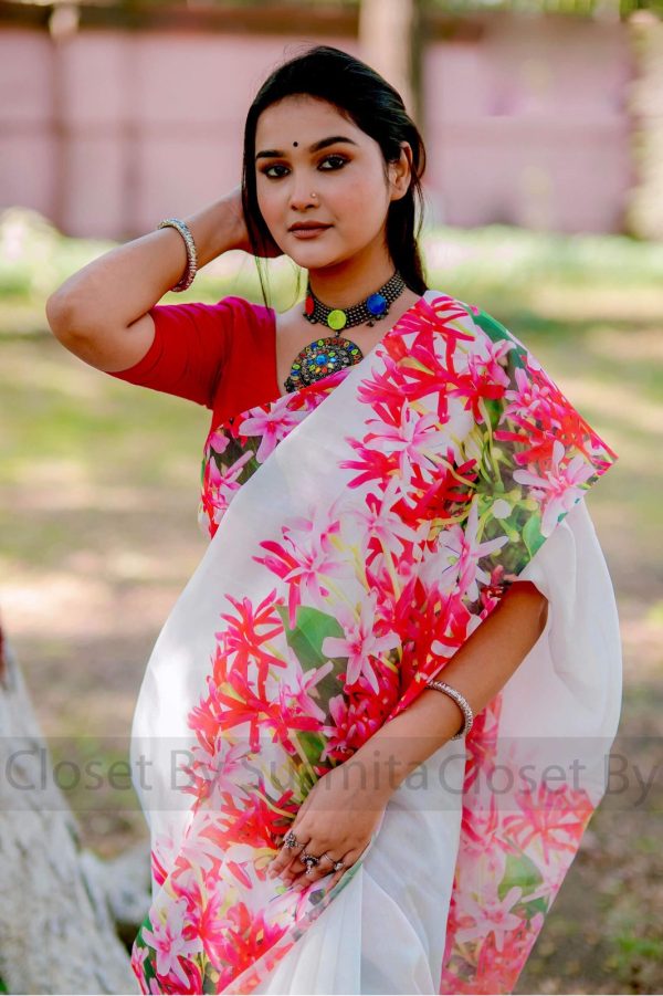 চান্দুরি সিল্ক শাড়ি - Image 4