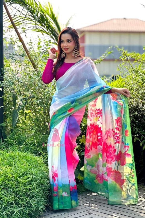 চান্দুরি সিল্ক শাড়ি