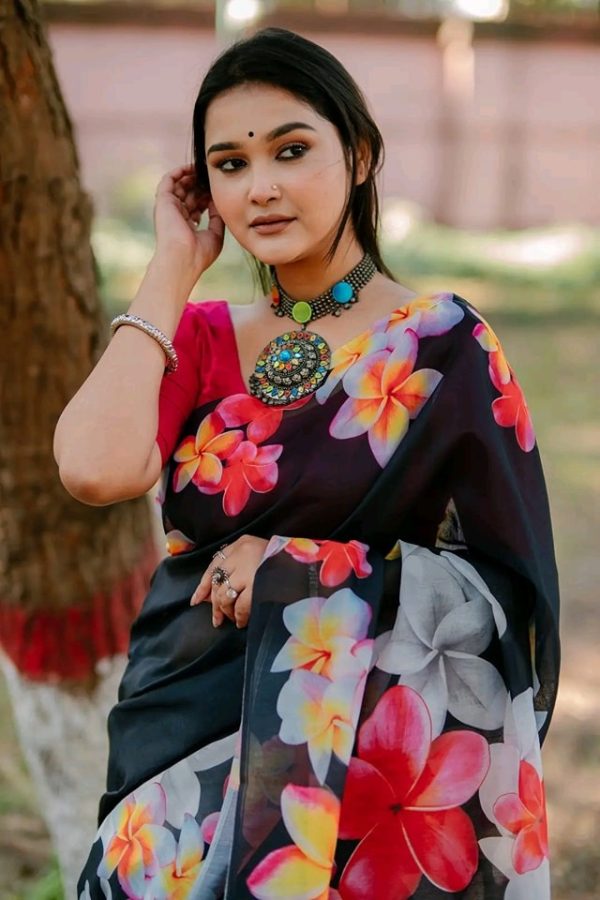 চান্দুরি সিল্ক শাড়ি - Image 2