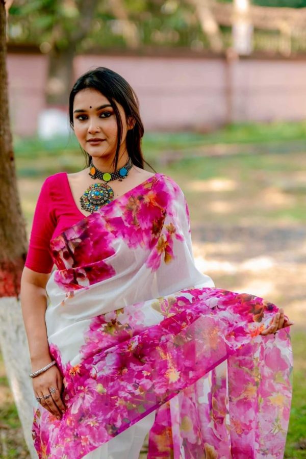 চান্দুরি সিল্ক শাড়ি - Image 4