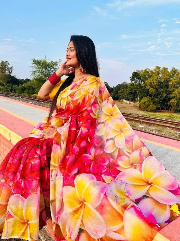 চান্দুরি সিল্ক শাড়ি - Image 3
