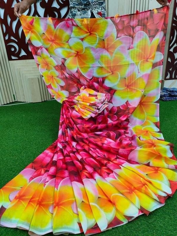 চান্দুরি সিল্ক শাড়ি - Image 4