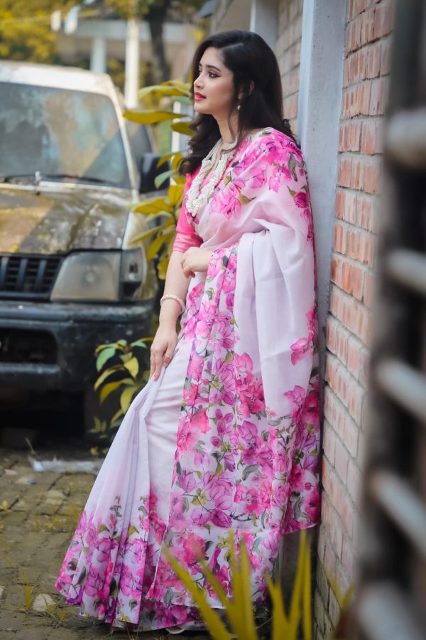 চান্দুরি সিল্ক শাড়ি - Image 3