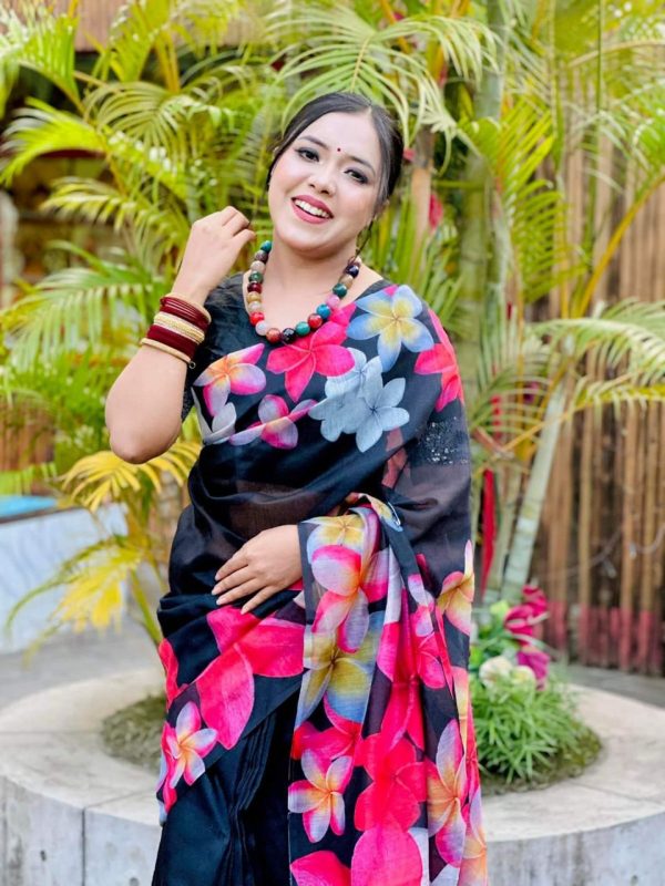 চান্দুরি সিল্ক শাড়ি - Image 3