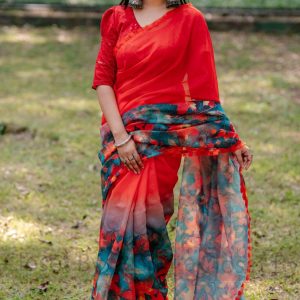 চান্দুরি সিল্ক শাড়ি