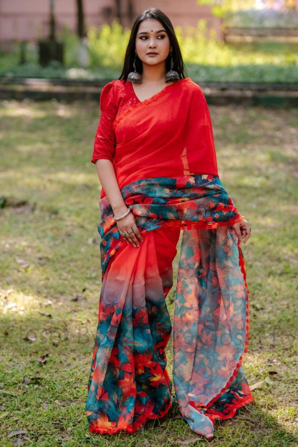 চান্দুরি সিল্ক শাড়ি