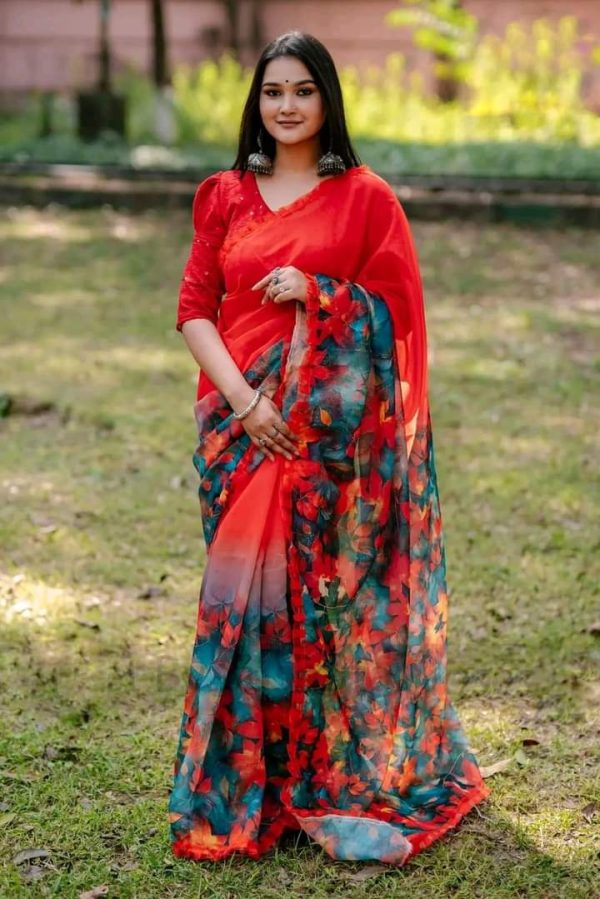 চান্দুরি সিল্ক শাড়ি - Image 3