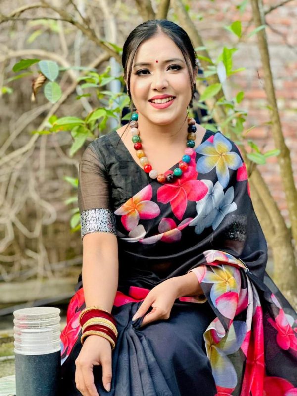 চান্দুরি সিল্ক শাড়ি - Image 4