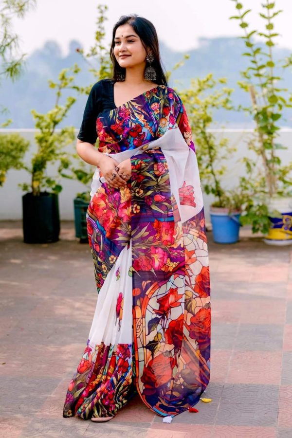 চান্দুরি সিল্ক শাড়ি