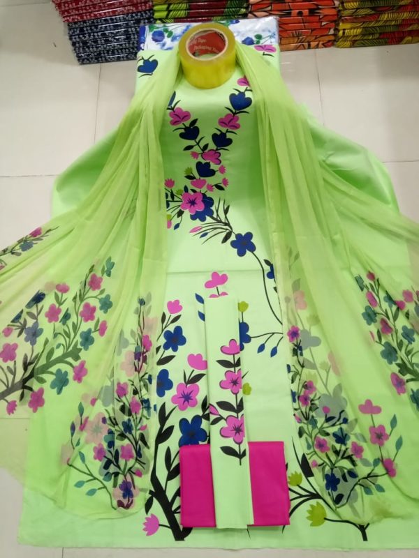 তুলি স্কিন প্রিন্ট থ্রি পিস