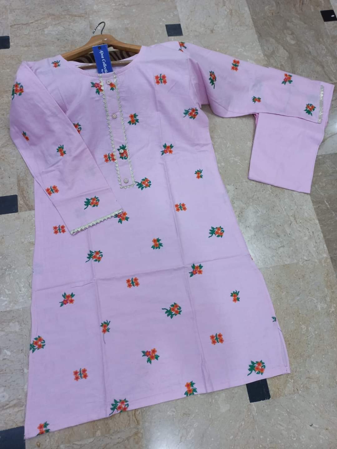 পাকিস্তানি ডিজাইনের টু পিস কালেকশন (জামা+প্যান্ট) - Image 2