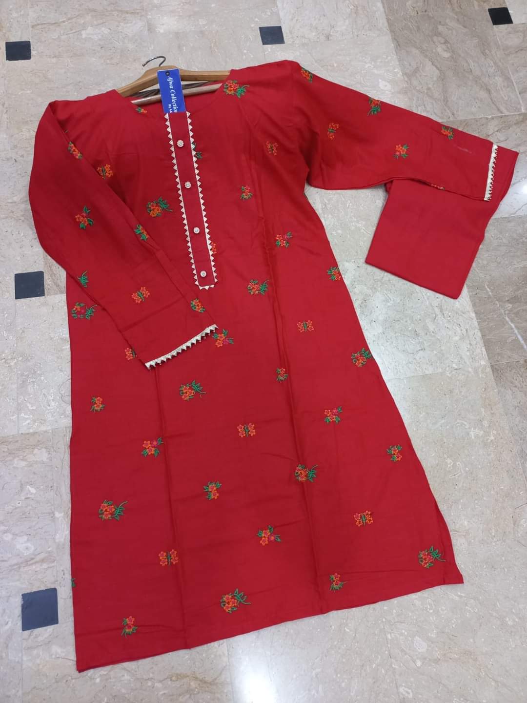 পাকিস্তানি ডিজাইনের টু পিস কালেকশন (জামা+প্যান্ট) - Image 4