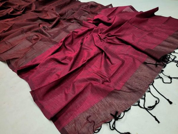 রুচিশীল ডিজাইন এন্ডি কটন সুতি শাড়ি