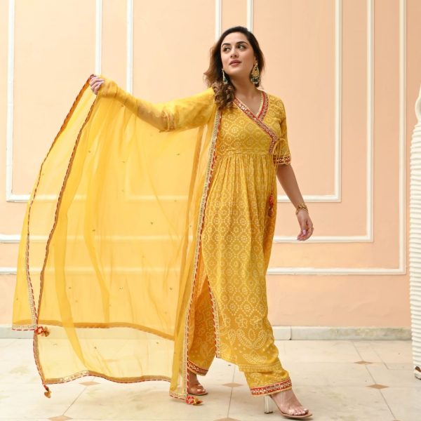 রেডিমেড নায়রা থ্রি পিস - Image 2