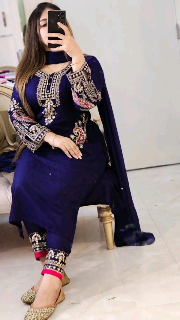 শিপন জর্জেট থ্রি-পিস
