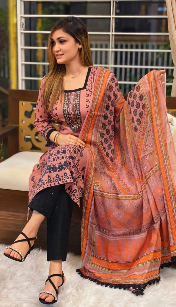 সুতি কাপড়ের ওপর আফসান প্রিন্ট - Image 4