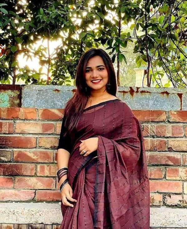 স্টাইলিশ চুমকি শাড়ি