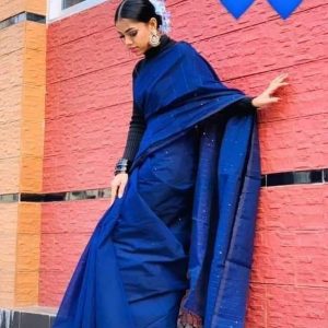 স্টাইলিশ চুমকি শাড়ি