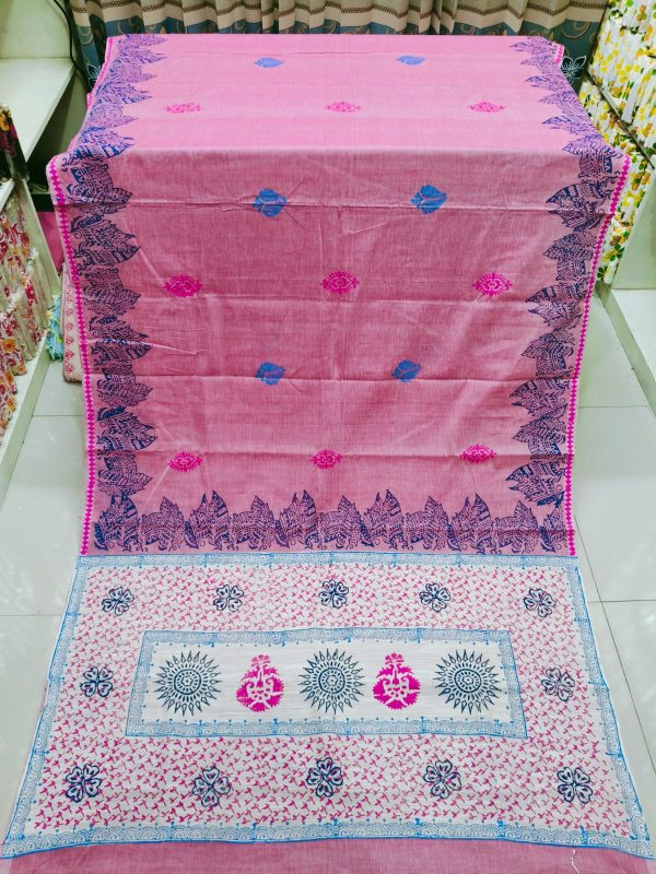 হাফ সিল্ক শাড়ি