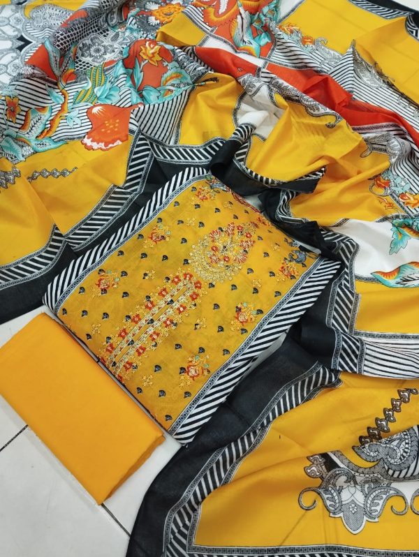 ❣️এম্ব্রডারী থ্রি-পিস❣️