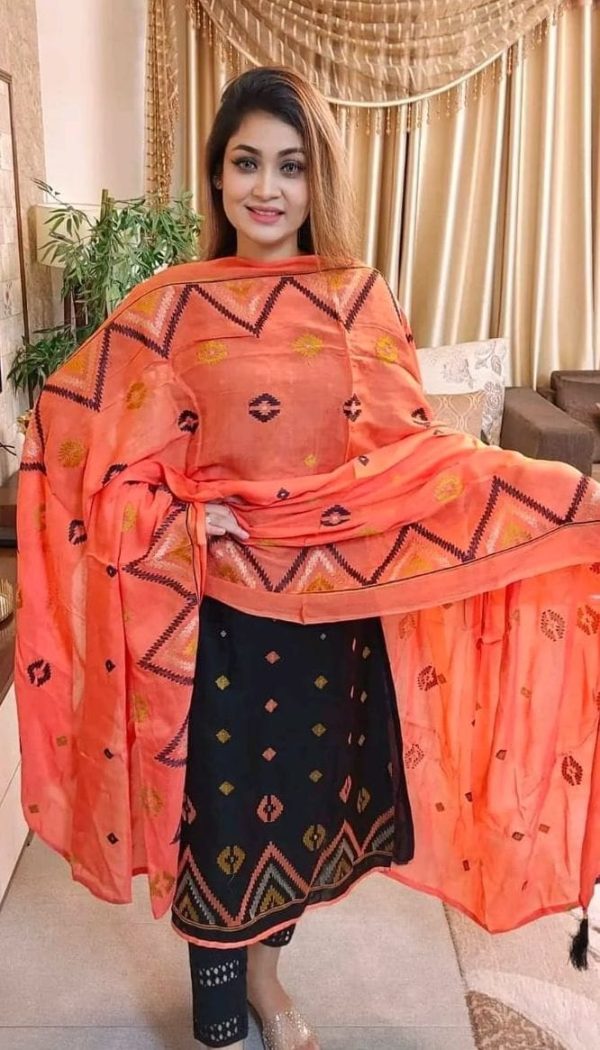 🇧🇩আন স্টিচড থ্রি পিস🇧🇩