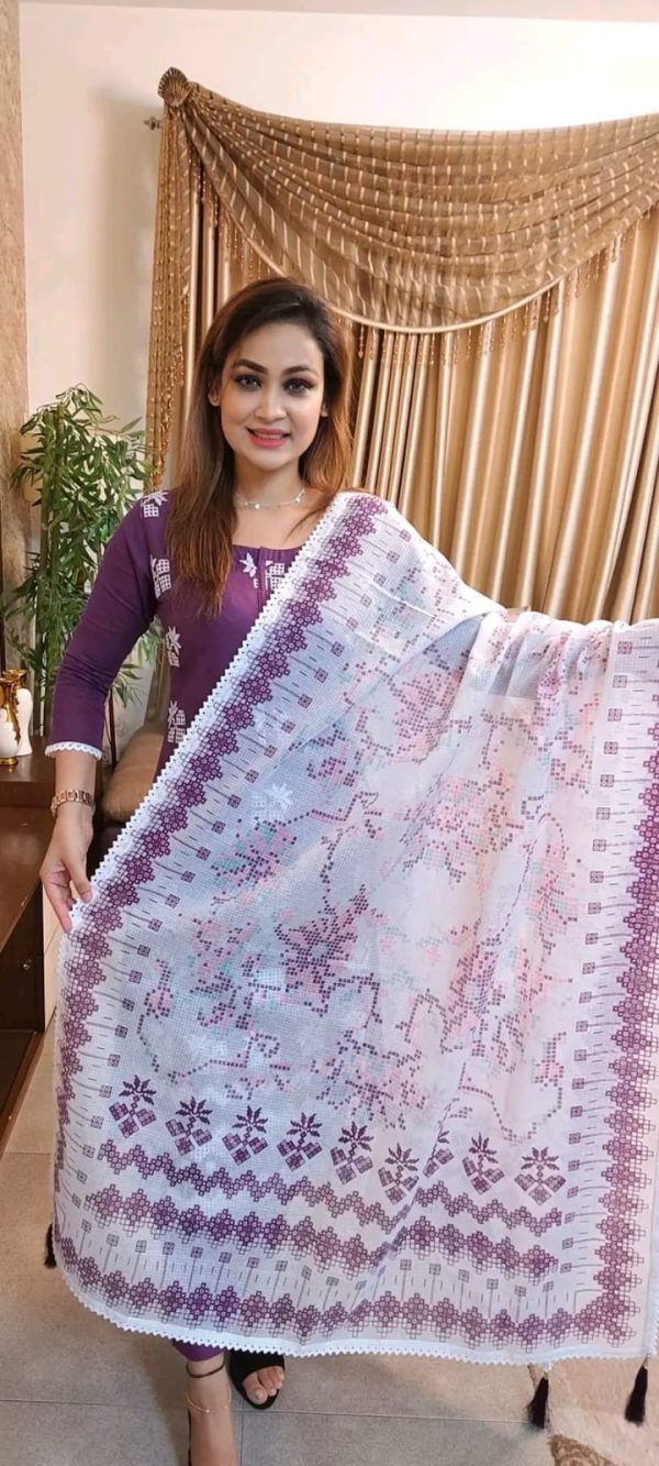 🇧🇩আন স্টিচড থ্রি পিস🇧🇩 - Image 2
