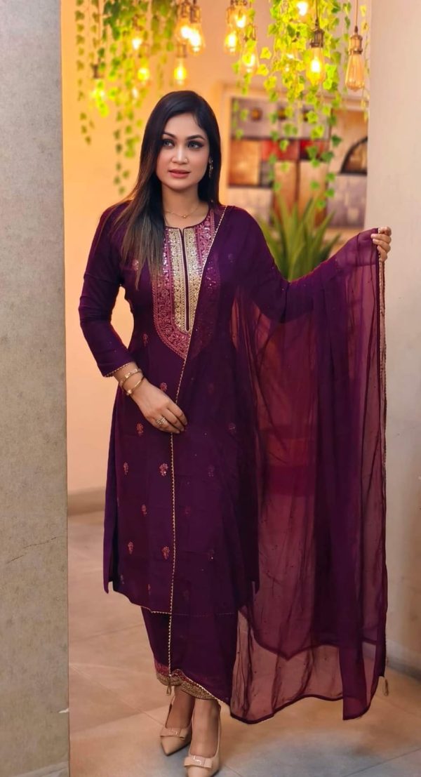 👘"রেডিমেড থ্রি পিস "💃 - Image 4