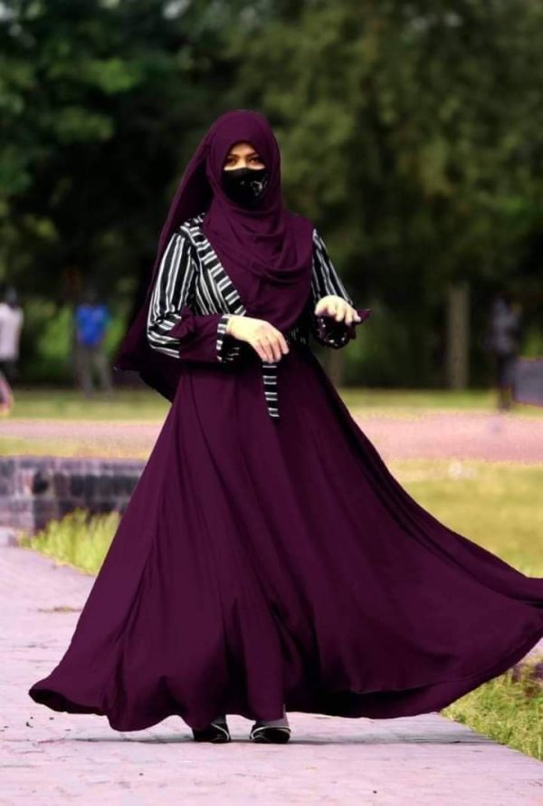 🖤স্টেপ গাউন বোরকা🖤(ফুলসেট)