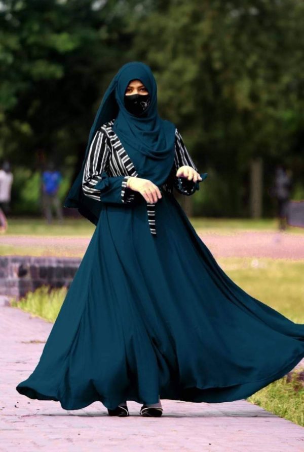 🖤স্টেপ গাউন বোরকা🖤(ফুলসেট)